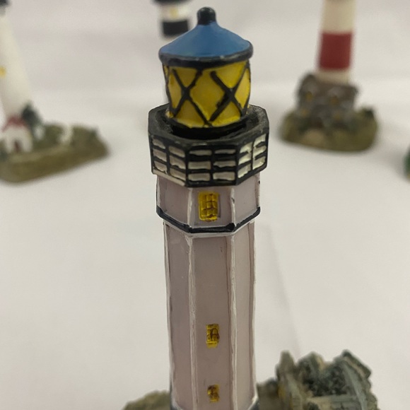 Tradewind Bay By the Shore Polystone Gray Lighthouse with Gothic Manor Attached - Picture 6 of 11